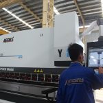 control de pantalla táctil CNC prensa máquina de freo 6 eixes 220T 4000MM potencia motor siemens