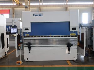 WC67K 500T / 4000mm CNC freo de prensa de aceiro inoxidable hidráulico, máquina de dobra de chapa de alta eficiencia