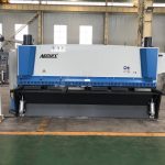 Máquina de corte de guillotina hidráulica de 3200 mm x 8 mm con soporte de material neumático