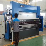 Máquina de dobraje de freo de prensa hidráulica CNC de 6 eixes para chapa 8000mm 1200TN
